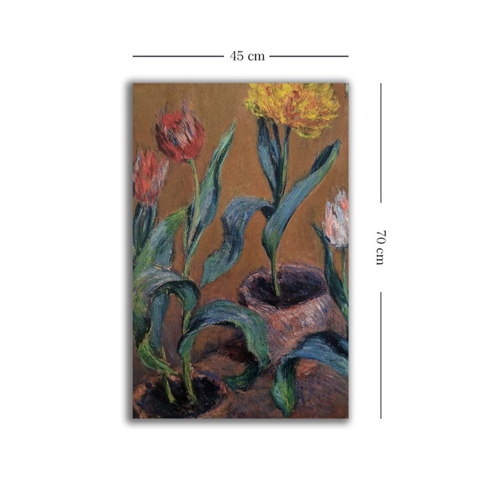 Wallity Pintura Decorativa en Lienzo Claude Monet 45x70 cm